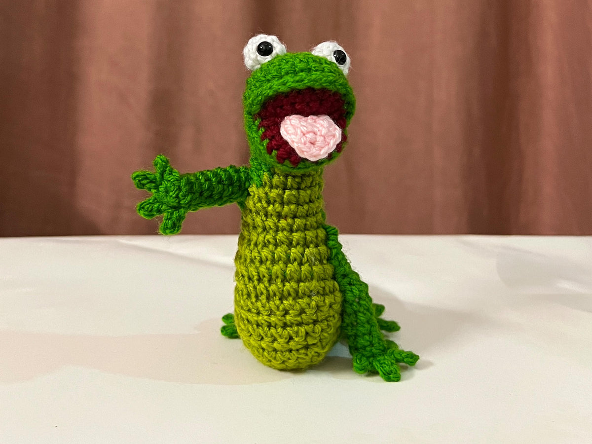 Crochet Pattern - Tom Lizard, Reptile Amigurumi Pattern, Character Replica