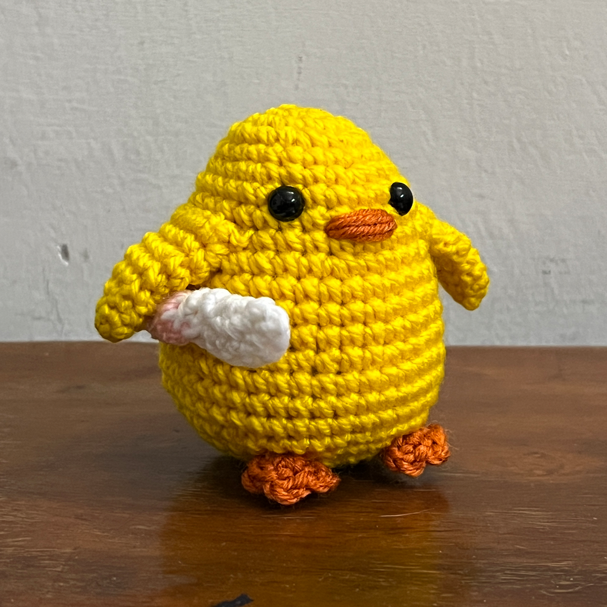 Duck with Knife